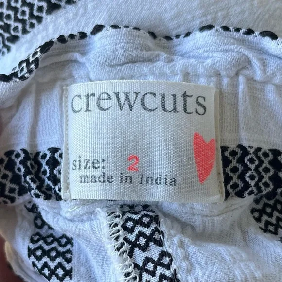 •CREWCUTS• Striped, Cuffed Pull-On Shorts - Size 2 - Picture 2 of 7